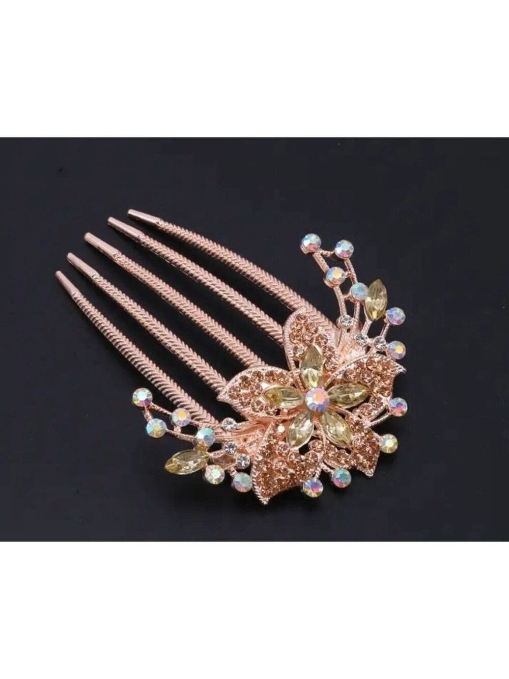 Hair Comb Accessory Rhinestones Bling